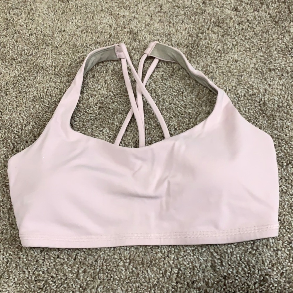 Light Pink Lululemon Sports Bra
